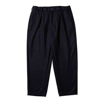 ONE TUCK WIDE WOOL PANTS