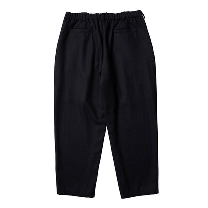 ONE TUCK WIDE WOOL PANTS