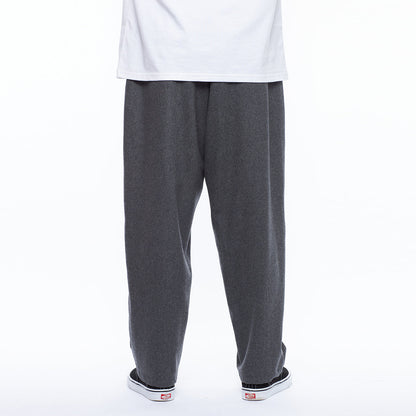 ONE TUCK WIDE WOOL PANTS