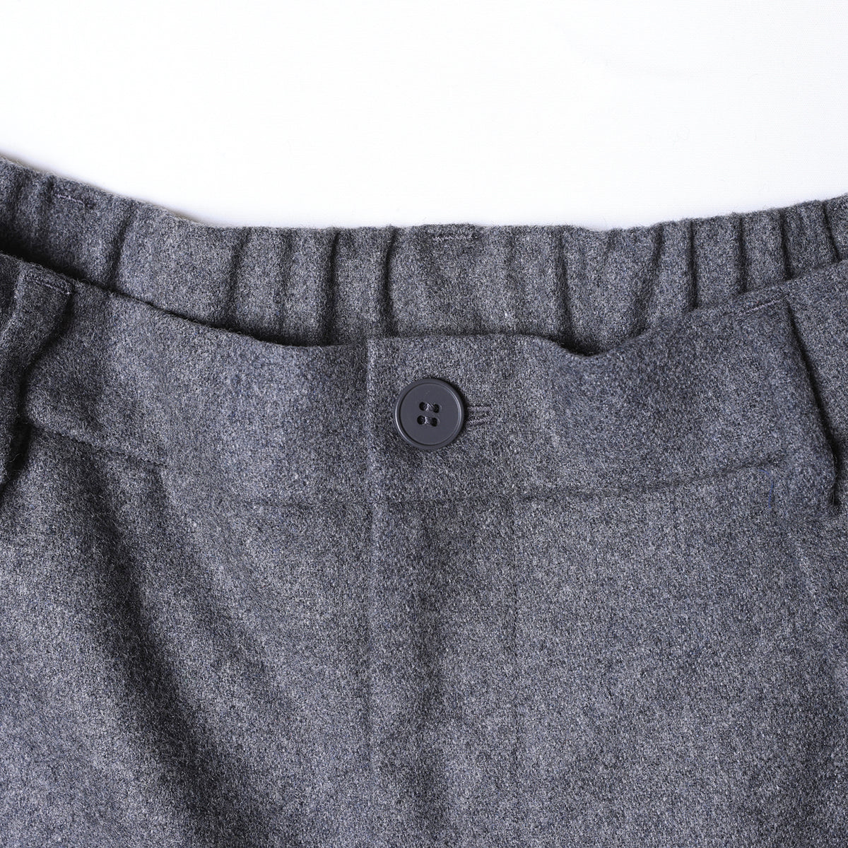 ONE TUCK WIDE WOOL PANTS