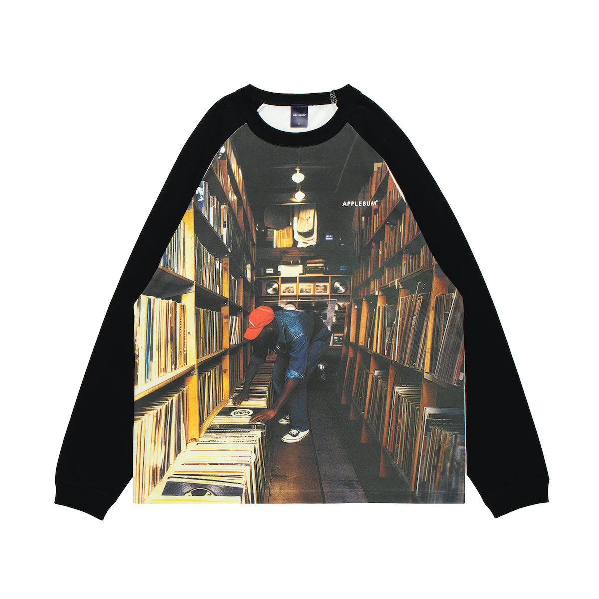 “Record Store” Raglan L/S T-shirt