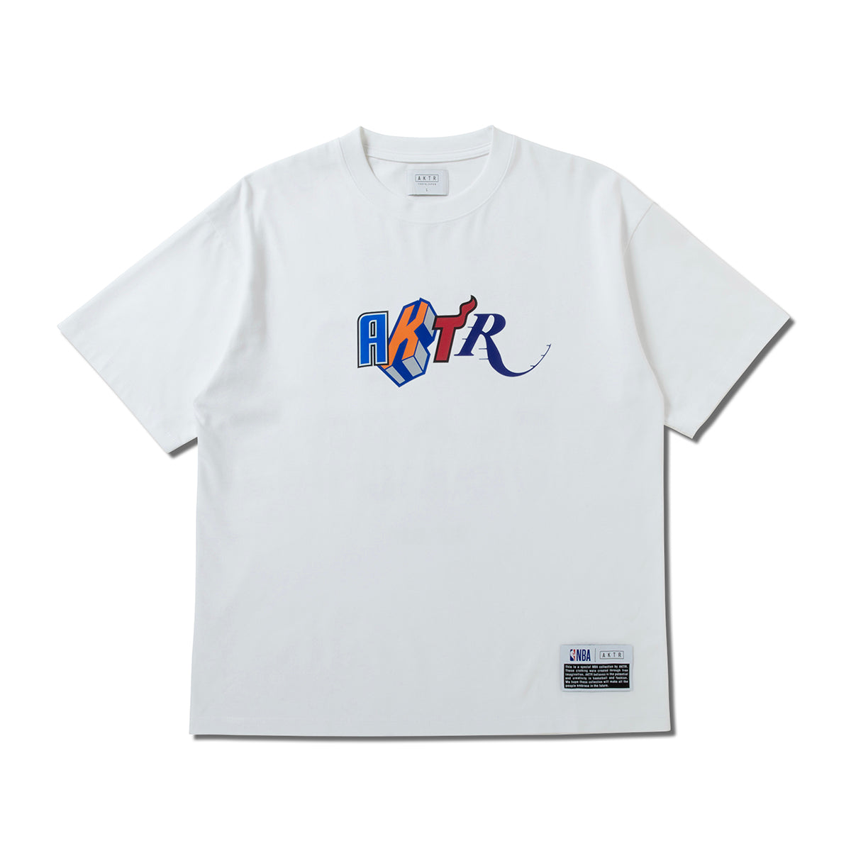 NBA x AKTR CUT UP LOGO COTTON TEE 