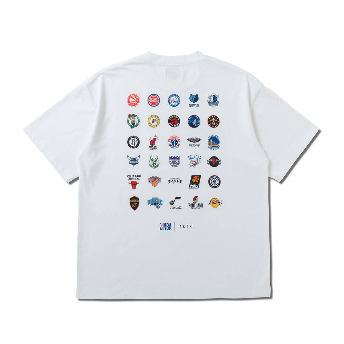 NBA x AKTR CUT UP LOGO COTTON TEE 