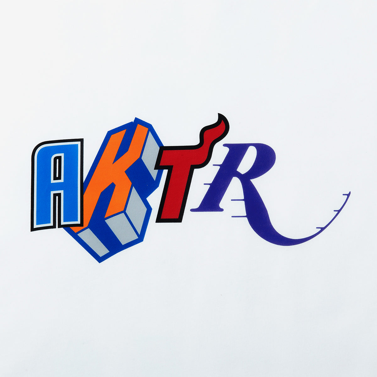 NBA x AKTR CUT UP LOGO COTTON TEE 