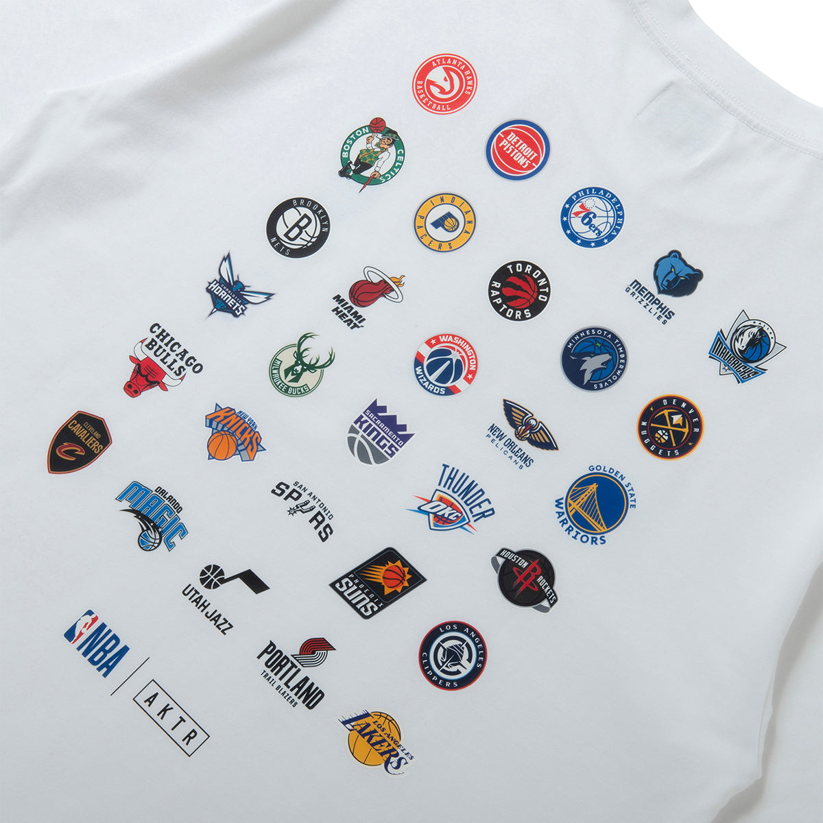 NBA x AKTR CUT UP LOGO COTTON TEE 