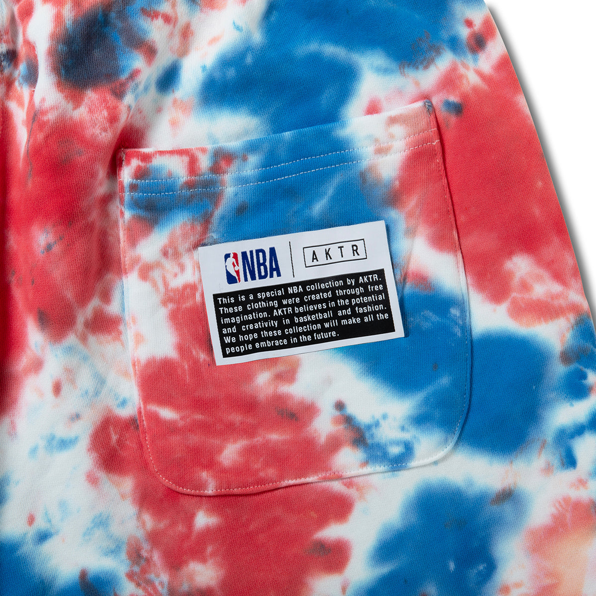 NBA x AKTR TIEDYE SWEAT SHORTS 