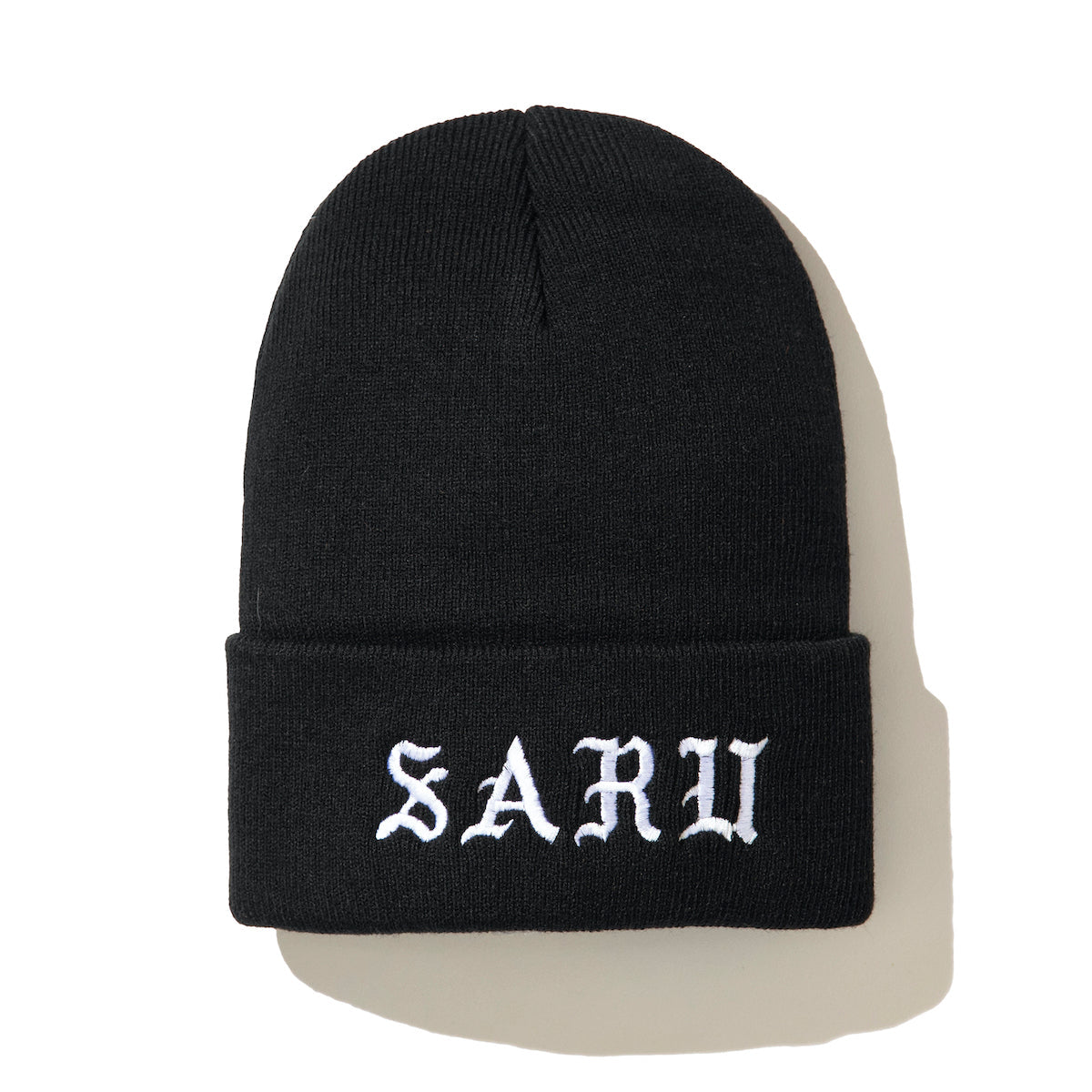 SARU IRON-ON LETTER KNIT CAP