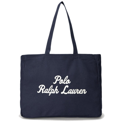 POLO RALPH LAUREN EMBROIDERY LARGE TOTE ポロ ラルフ ローレン エンブロイダリー ラージ トート MAPOBGS0G620195410【メンズ トートバッグ コットンキャンバス 大きめ A3 25FW】