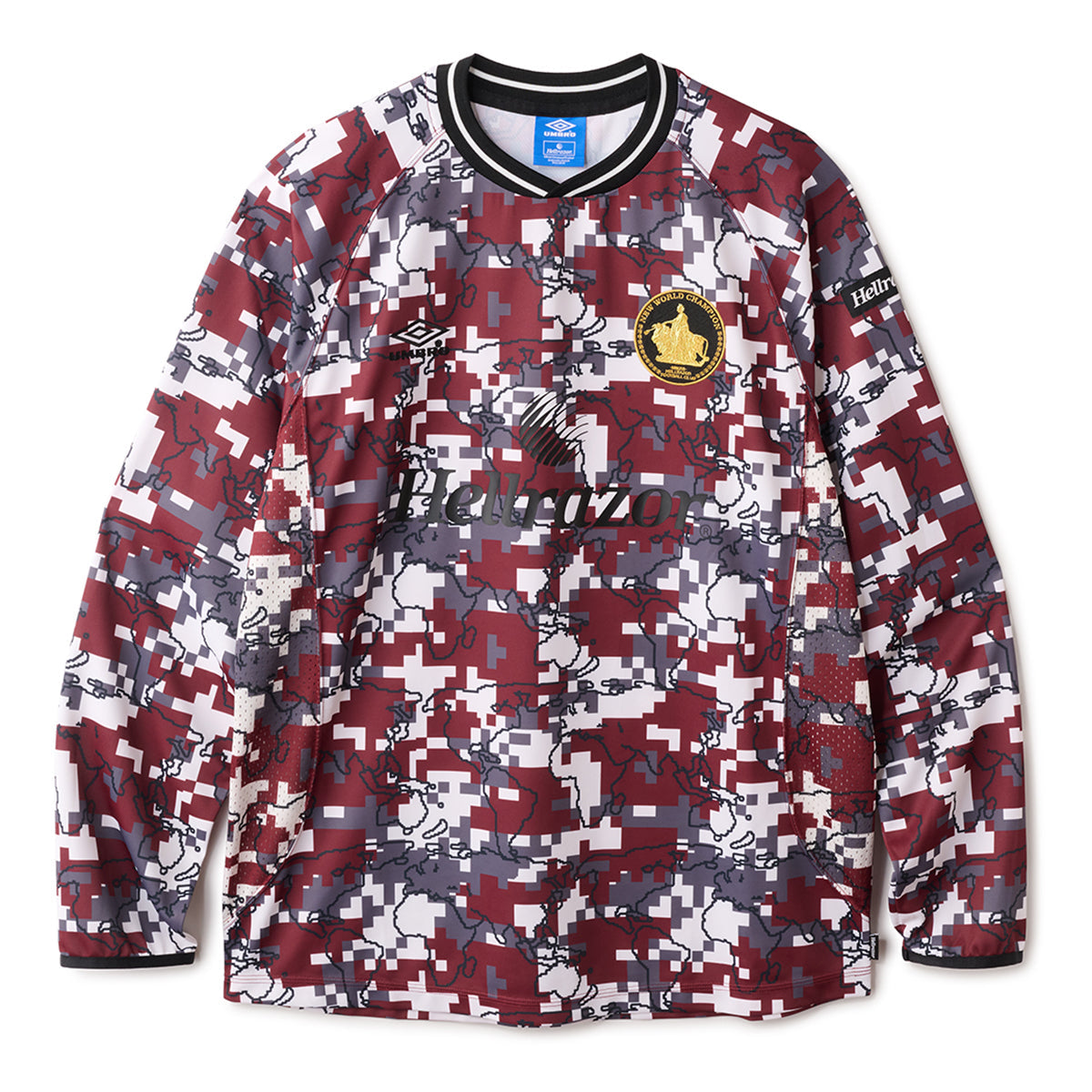 HELLRAZOR x UMBRO NEW WORLD DIGITAL CAMO FOOTBALL JERSEY