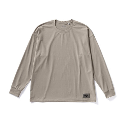 MIZUNO LOOSE FIT T-SHIRT (LONG SLEEVE) ミズノ ルーズフィットTシャツ(長袖) 32MA4US3【メンズ ルーズフィットTシャツ ストリート系ファッション スポーツウェア ストレッチ素材 可動域アップ 26SS】