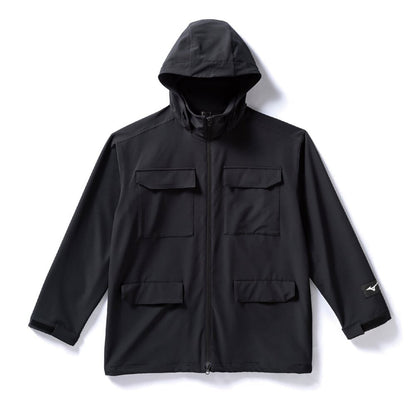 MIZUNO LOOSE-FIT STRETCH JACKET ミズノ ルーズフィットストレッチジャケット 32MC5US3【メンズ ルーズフィットジャケット スポーツジャケット ストレッチ素材 可動域向上 多機能ポケット 26SS】