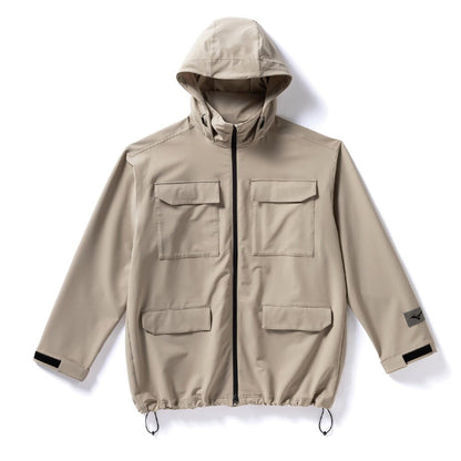 MIZUNO LOOSE-FIT STRETCH JACKET ミズノ ルーズフィットストレッチジャケット 32MC5US3【メンズ ルーズフィットジャケット スポーツジャケット ストレッチ素材 可動域向上 多機能ポケット 26SS】