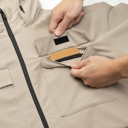 MIZUNO LOOSE-FIT STRETCH JACKET ミズノ ルーズフィットストレッチジャケット 32MC5US3【メンズ ルーズフィットジャケット スポーツジャケット ストレッチ素材 可動域向上 多機能ポケット 26SS】