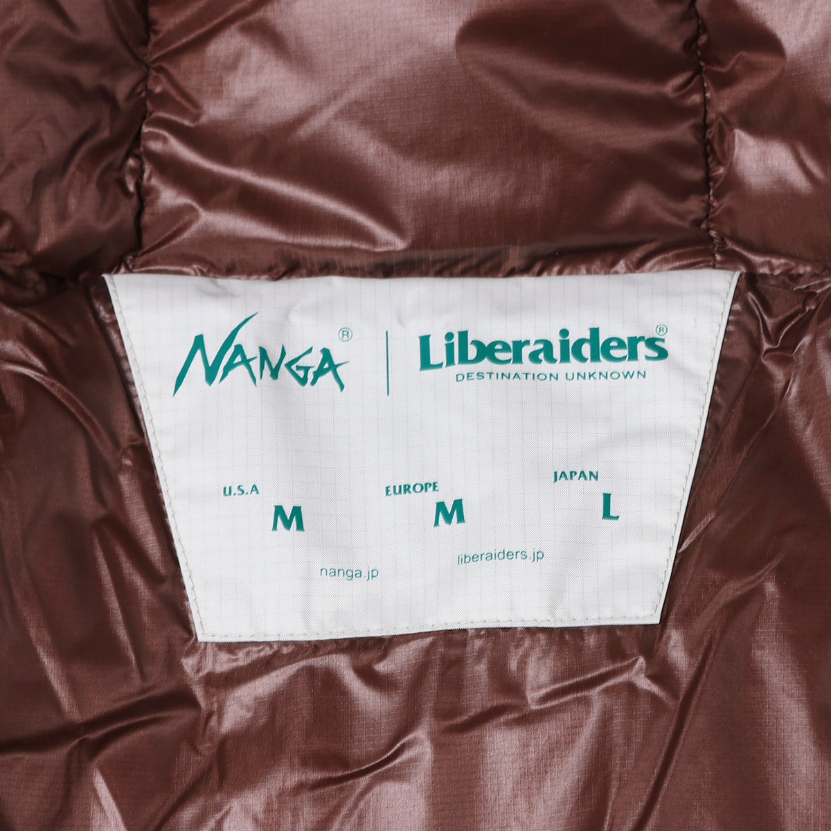 NANGA × Liberaiders AURORA TACTICAL DOWN JACKET