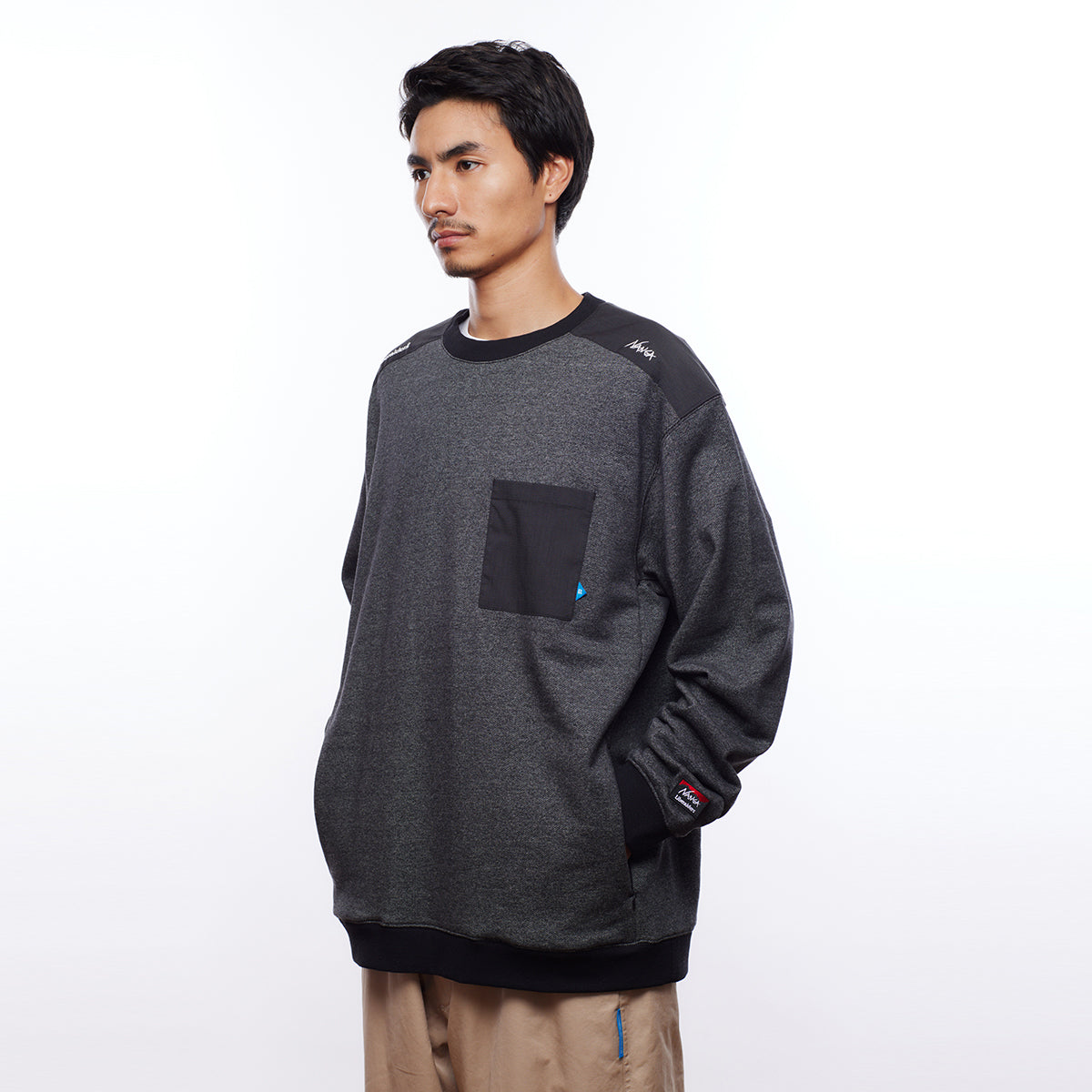 NANGA × Liberaiders ECO HYBRID SWEATSHIRT