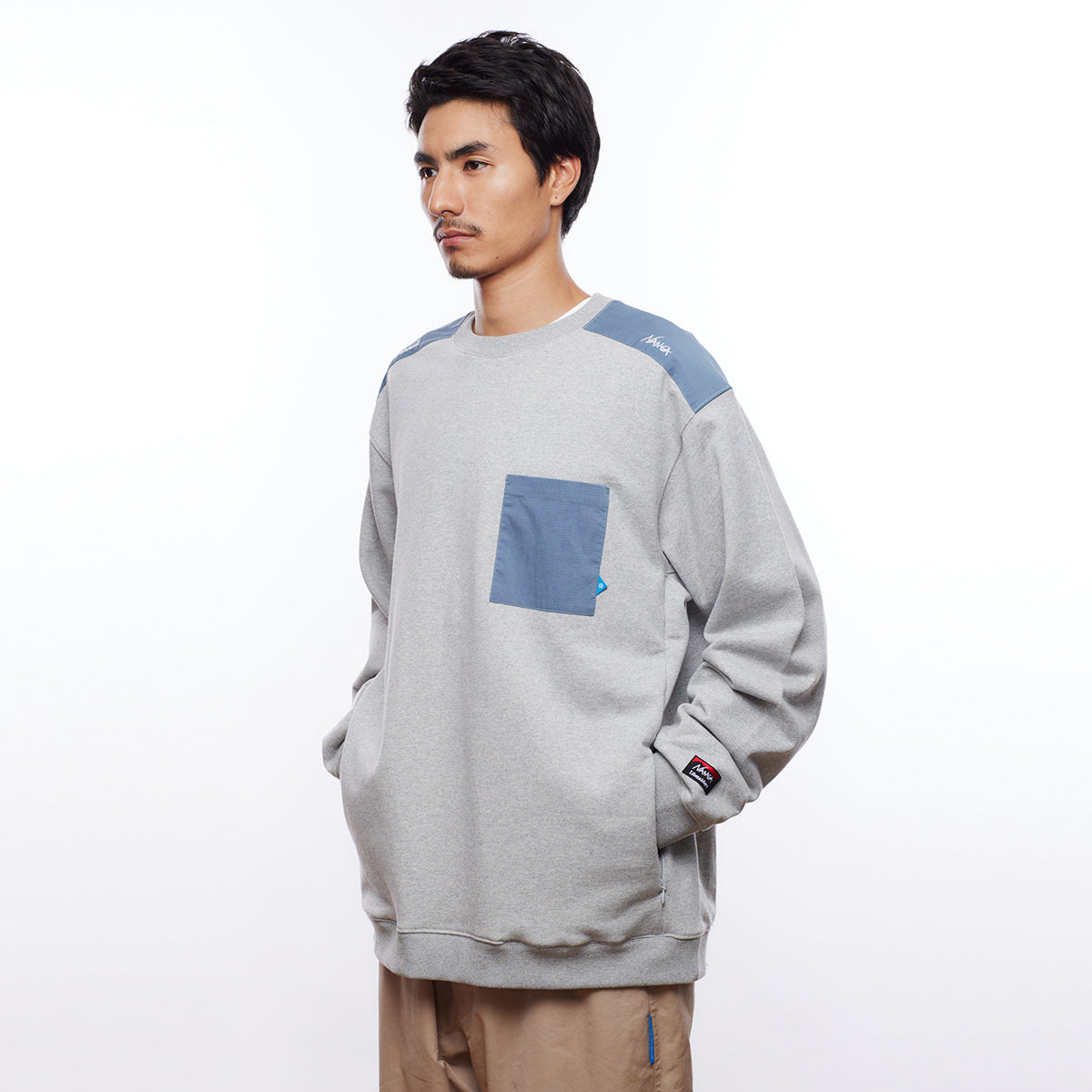 NANGA × Liberaiders ECO HYBRID SWEATSHIRT