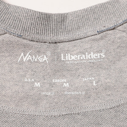 NANGA × Liberaiders ECO HYBRID SWEATSHIRT