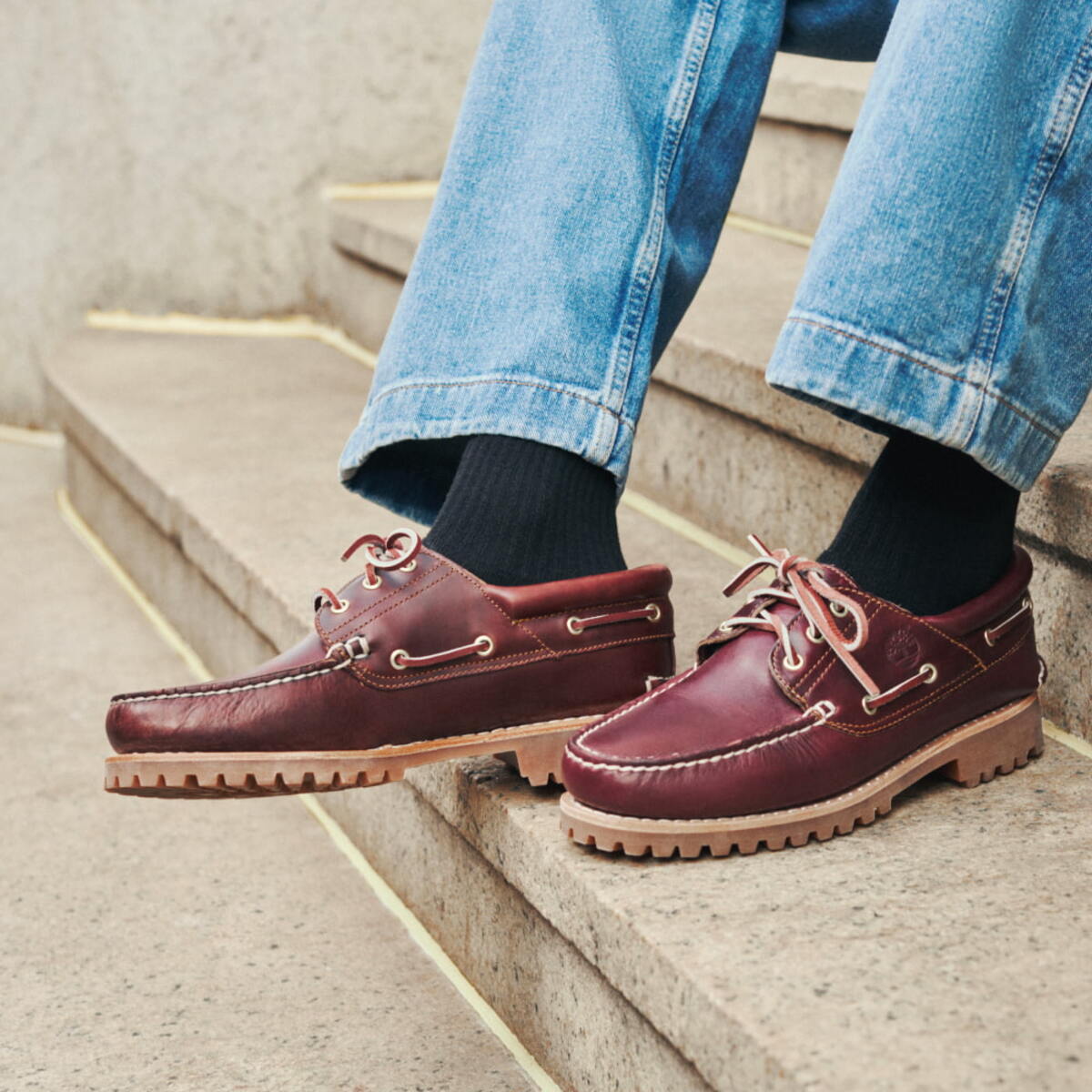 Timberland Authentic 3 eye classic ティンバーランド オーセンティック スリー アイ クラシック 50009-BUR【メンズ 手縫い モカシンシューズ フィット感 耐久性 26SS】