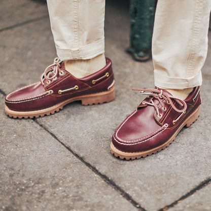 Timberland Authentic 3 eye classic ティンバーランド オーセンティック スリー アイ クラシック 50009-BUR【メンズ 手縫い モカシンシューズ フィット感 耐久性 26SS】