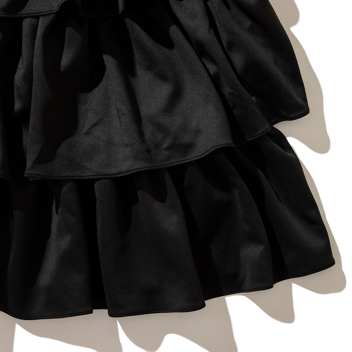NON TOKYO JERSEY TIERED SKIRT ノントーキョー ジャージー ティアードスカート NON-25S-0204【レディース プリーツスカート モード 25SS】