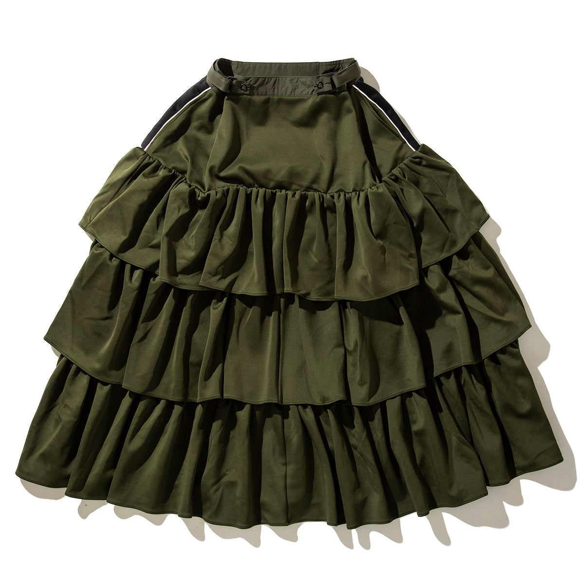 NON TOKYO JERSEY TIERED SKIRT ノントーキョー ジャージー ティアードスカート NON-25S-0204【レディース プリーツスカート モード 25SS】