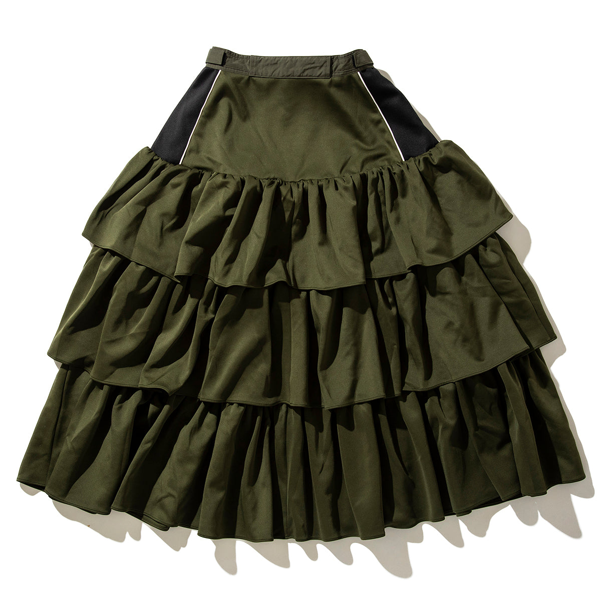 NON TOKYO JERSEY TIERED SKIRT ノントーキョー ジャージー ティアードスカート NON-25S-0204【レディース プリーツスカート モード 25SS】