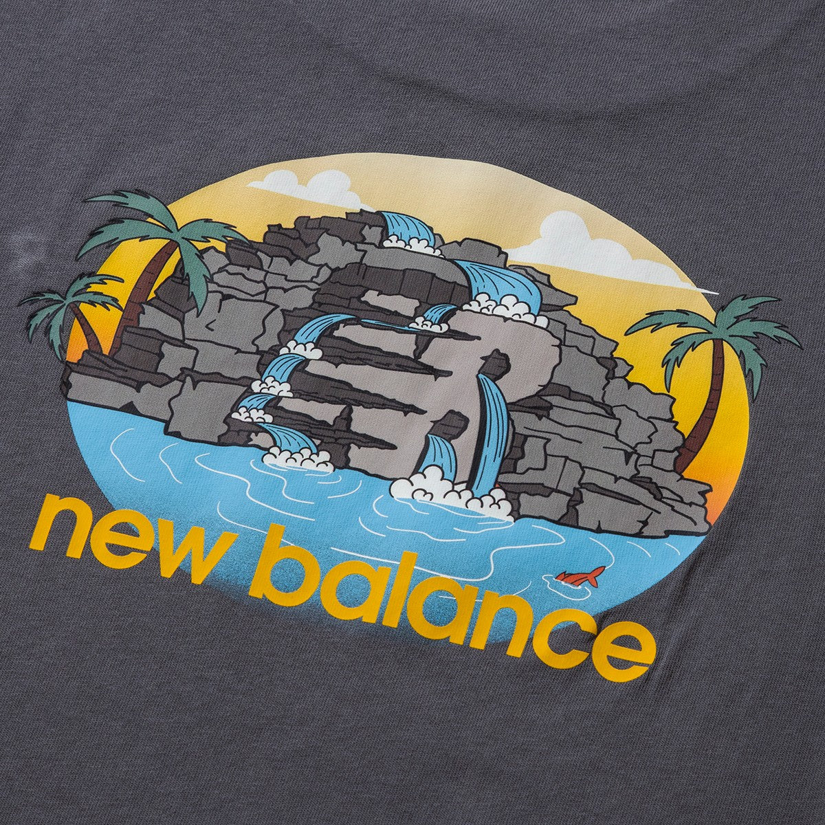 New Balance QTM RESORT T-SHIRT ニューバランス QTM リゾート Tシャツ MT51661【メンズ 半袖Tシャツ ロゴ グラフィック リラックスフィット 25SS】