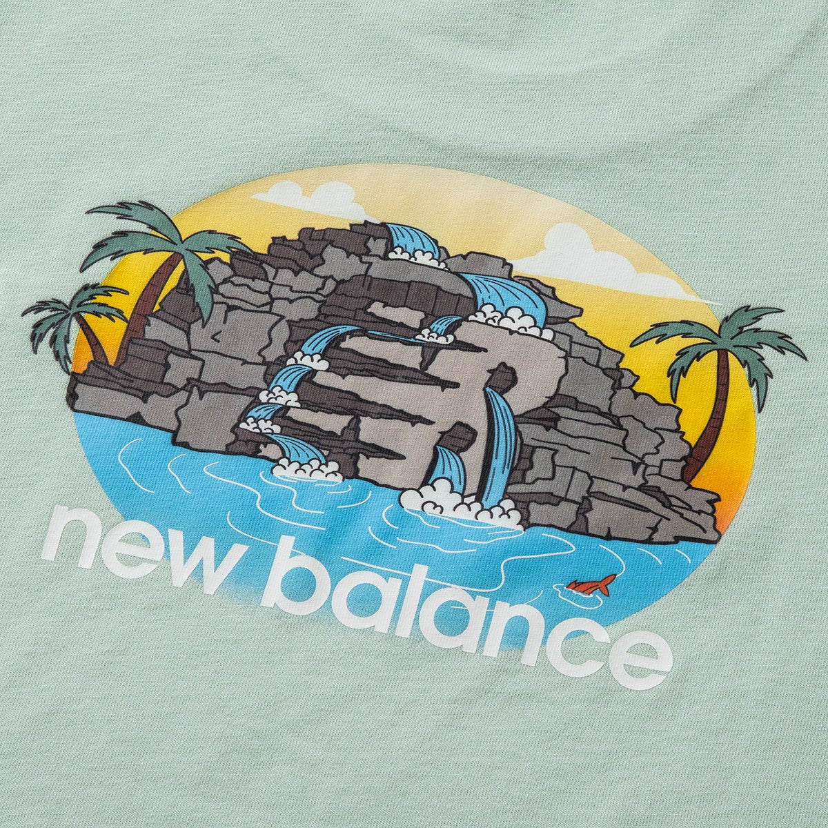 New Balance QTM RESORT T-SHIRT ニューバランス QTM リゾート Tシャツ MT51661【メンズ 半袖Tシャツ ロゴ グラフィック リラックスフィット 25SS】