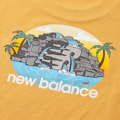 New Balance QTM RESORT T-SHIRT ニューバランス QTM リゾート Tシャツ MT51661【メンズ 半袖Tシャツ ロゴ グラフィック リラックスフィット 25SS】