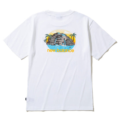 New Balance QTM RESORT T-SHIRT ニューバランス QTM リゾート Tシャツ MT51661【メンズ 半袖Tシャツ ロゴ グラフィック リラックスフィット 25SS】
