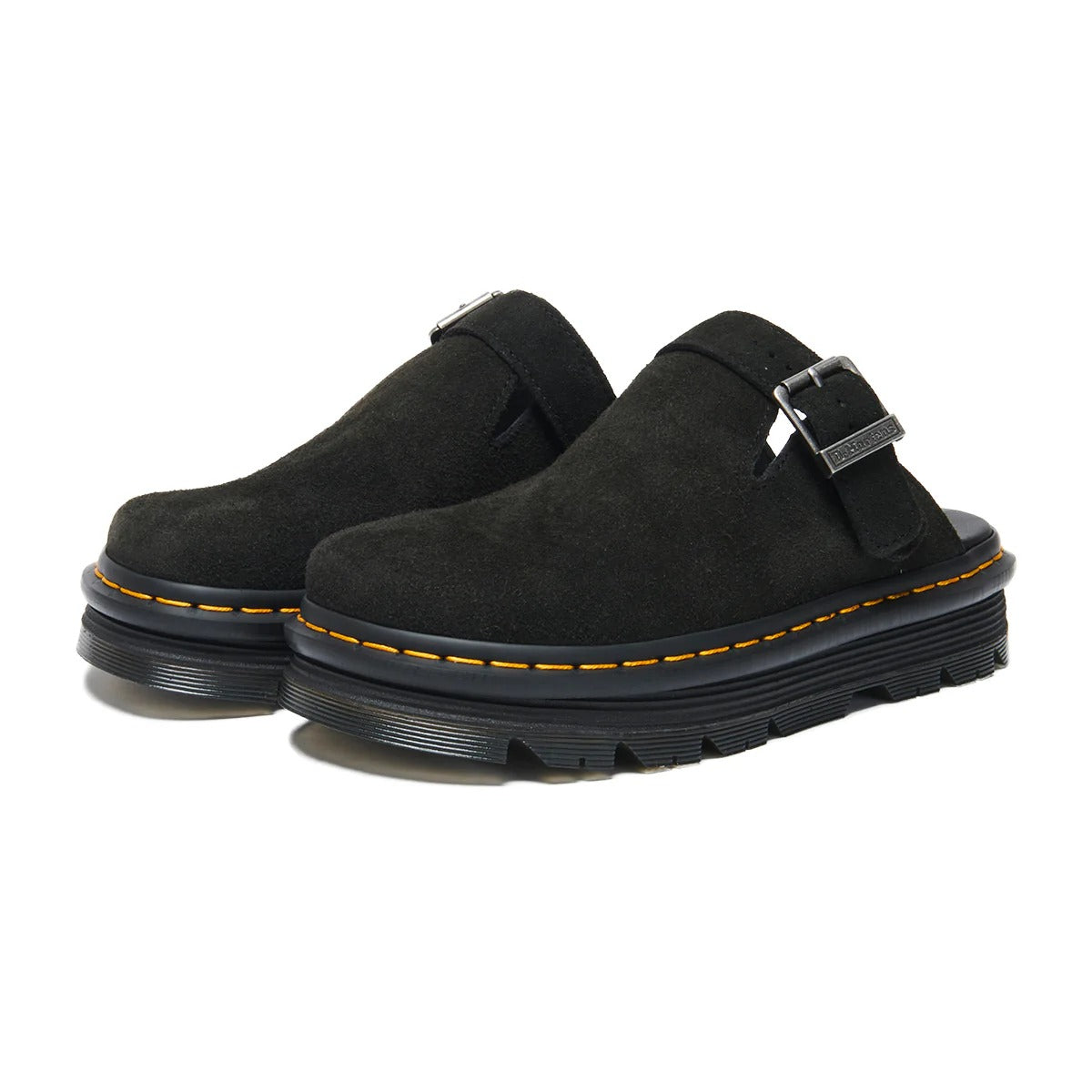 Dr. MARTENS ZEBZAG MULE ドクターマーチン ZEBZAG ミュール スリング バック シューズ 31657001【レディース 厚底 スリッポン ベルトシューズ スエード カジュアルスタイル 25SS】