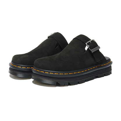 Dr. MARTENS ZEBZAG MULE ドクターマーチン ZEBZAG ミュール スリング バック シューズ 31657001【レディース 厚底 スリッポン ベルトシューズ スエード カジュアルスタイル 25SS】