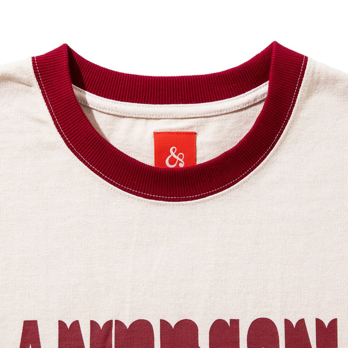 &RSON CIRCUS RINGER T-SHIRTS アンダーソン サーカス リンガー Tシャツ 2412-AND-CTS0032【メンズ リンガーTシャツ ヘビーオンス レトロデザイン グラフィックプリント 25SS】