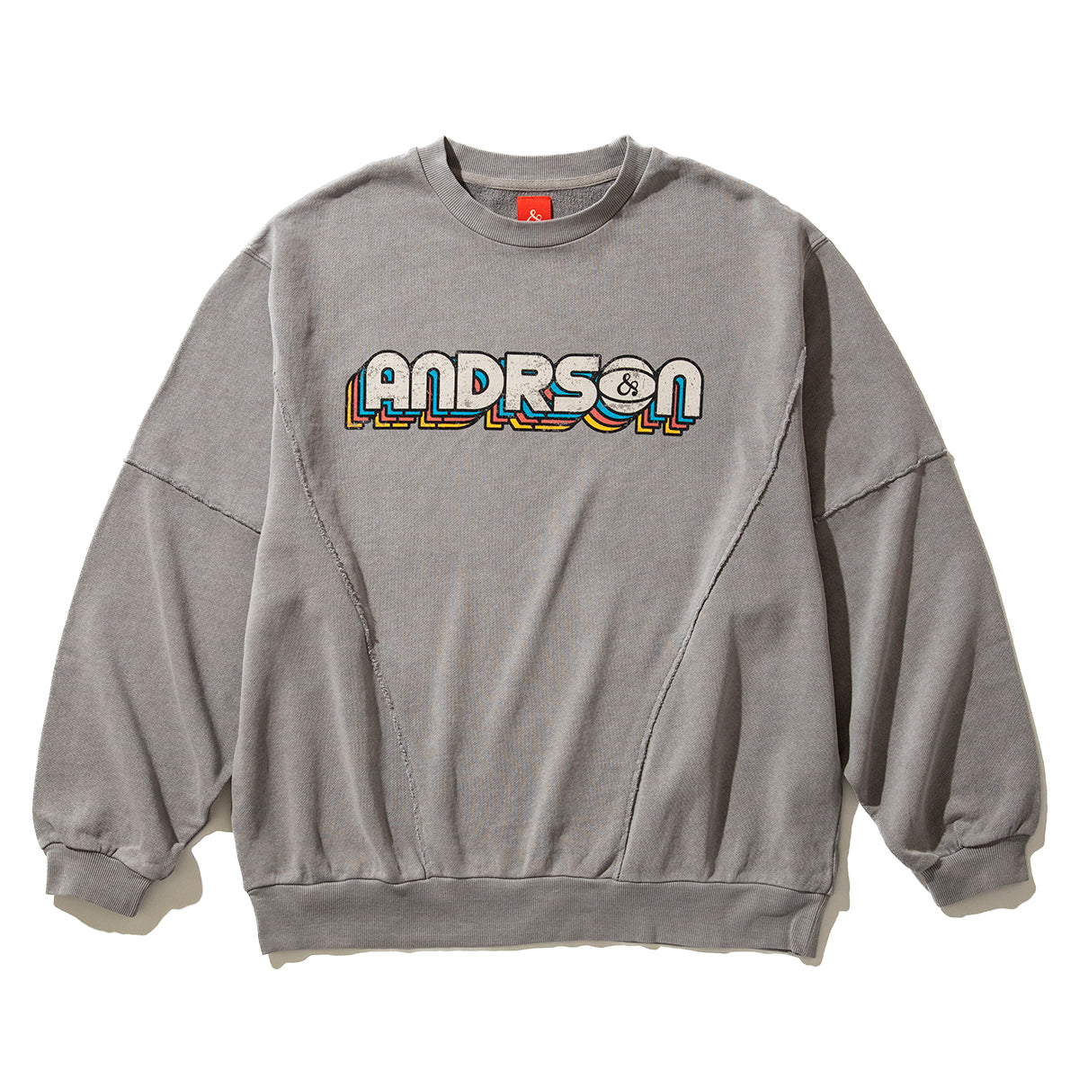 &RSON VACATION VINTAGE SWEAT SHIRTS アンダーソン バケーション ヴィンテージ スウェットシャツ 2502-AND-CMD0004【メンズ スウェットシャツ ヴィンテージライク レトロプリント 25SS】