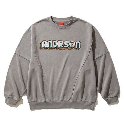 &RSON VACATION VINTAGE SWEAT SHIRTS アンダーソン バケーション ヴィンテージ スウェットシャツ 2502-AND-CMD0004【メンズ スウェットシャツ ヴィンテージライク レトロプリント 25SS】