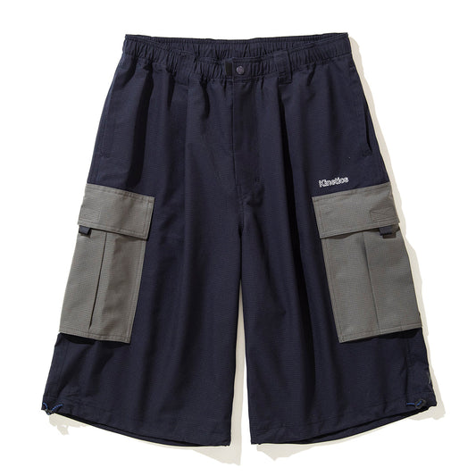 WILD THINGS COOL DOTS COMBAT BIG SHORTS ワイルドシングス クールドッツ コンバット ビッグショーツ WT25315SK-KN-D【メンズ ミニマル 軽量 通気性 快適 ハーフパンツ 26SS】