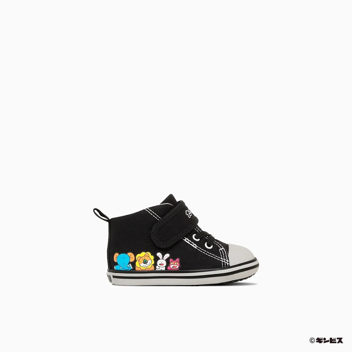 CONVERSE BABY ALL STAR V-1 / TABEKKO DOUBUTSU コンバース ベビー オールスター V-1 / たべっ子どうぶつ 37303630【ベビー ベビースニーカー ベルトタイプ 脱ぎ履き簡単 コラボモデル キャラクタープリント 25FW】