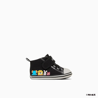 CONVERSE BABY ALL STAR V-1 / TABEKKO DOUBUTSU コンバース ベビー オールスター V-1 / たべっ子どうぶつ 37303630【ベビー ベビースニーカー ベルトタイプ 脱ぎ履き簡単 コラボモデル キャラクタープリント 25FW】