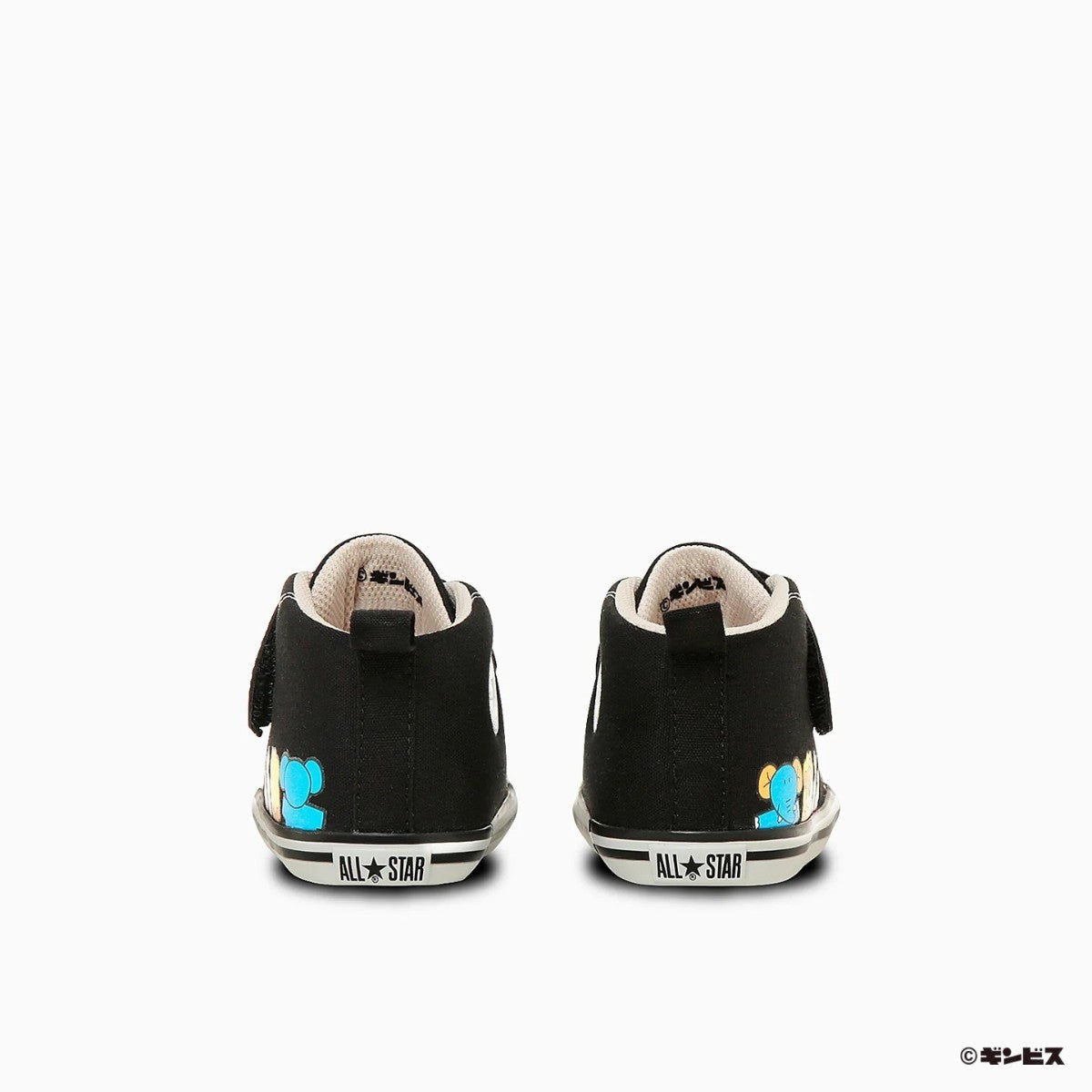 CONVERSE BABY ALL STAR V-1 / TABEKKO DOUBUTSU コンバース ベビー オールスター V-1 / たべっ子どうぶつ 37303630【ベビー ベビースニーカー ベルトタイプ 脱ぎ履き簡単 コラボモデル キャラクタープリント 25FW】
