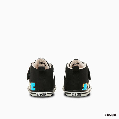 CONVERSE BABY ALL STAR V-1 / TABEKKO DOUBUTSU コンバース ベビー オールスター V-1 / たべっ子どうぶつ 37303630【ベビー ベビースニーカー ベルトタイプ 脱ぎ履き簡単 コラボモデル キャラクタープリント 25FW】