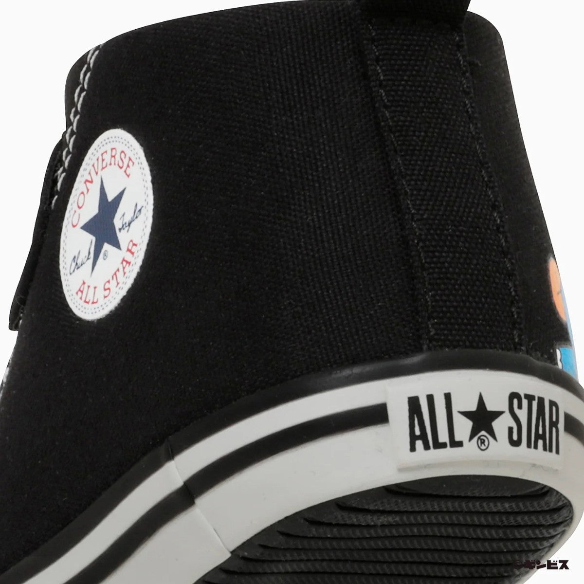 CONVERSE BABY ALL STAR V-1 / TABEKKO DOUBUTSU コンバース ベビー オールスター V-1 / たべっ子どうぶつ 37303630【ベビー ベビースニーカー ベルトタイプ 脱ぎ履き簡単 コラボモデル キャラクタープリント 25FW】