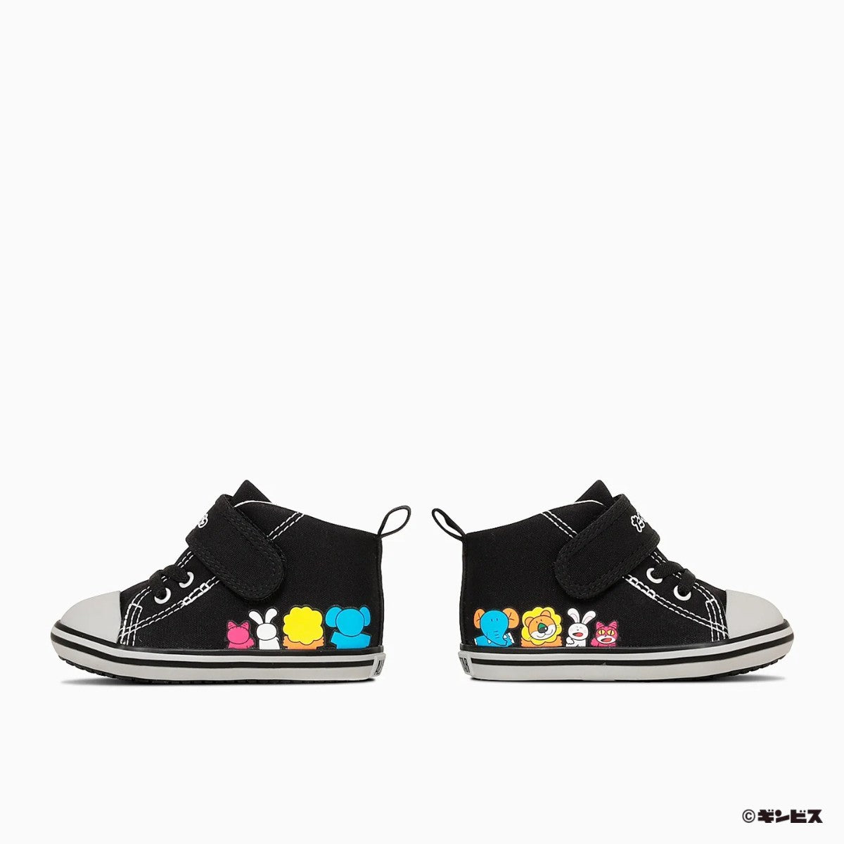 CONVERSE BABY ALL STAR V-1 / TABEKKO DOUBUTSU コンバース ベビー オールスター V-1 / たべっ子どうぶつ 37303630【ベビー ベビースニーカー ベルトタイプ 脱ぎ履き簡単 コラボモデル キャラクタープリント 25FW】