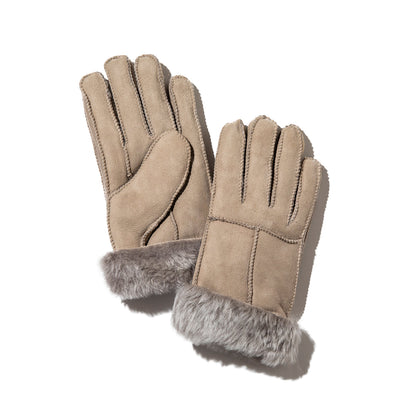 Casselini Mouton Gloves キャセリーニ ハギ ムートン グローブ 242-112202【レディース グローブ 手袋 ムートン 防寒 ファー 25FW】