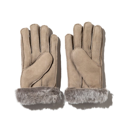 Casselini Mouton Gloves キャセリーニ ハギ ムートン グローブ 242-112202【レディース グローブ 手袋 ムートン 防寒 ファー 25FW】