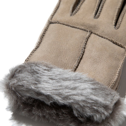 Casselini Mouton Gloves キャセリーニ ハギ ムートン グローブ 242-112202【レディース グローブ 手袋 ムートン 防寒 ファー 25FW】