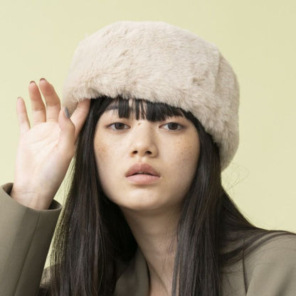 Casselini Russian Hat キャセリーニ ロシア帽 242-112703【レディース 冬 帽子 ファー キルティング 防寒 おしゃれ 25FW】