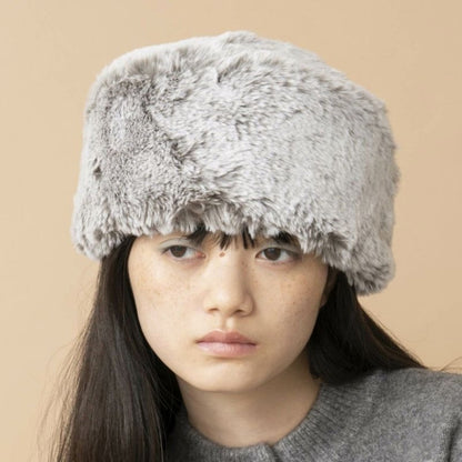 Casselini Russian Hat キャセリーニ ロシア帽 242-112703【レディース 冬 帽子 ファー キルティング 防寒 おしゃれ 25FW】