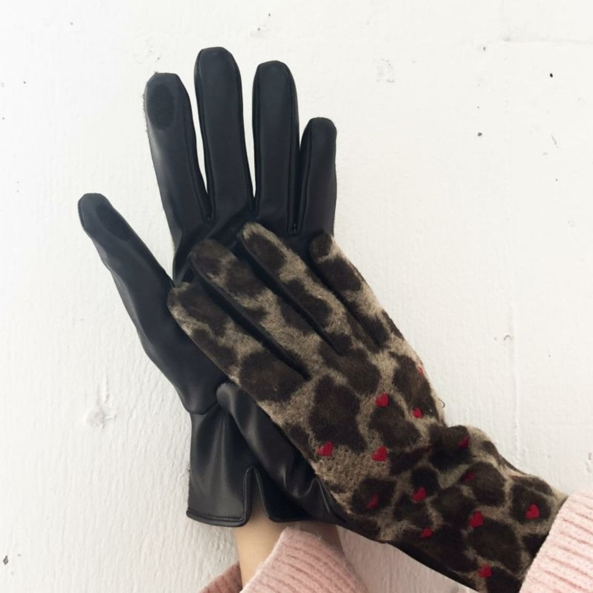 Casselini Embroidered Motif Gloves キャセリーニ モチーフ刺繍手袋 252-112202【レディース 手袋 レディース スマホ対応 防寒 刺繍 秋冬 25FW】