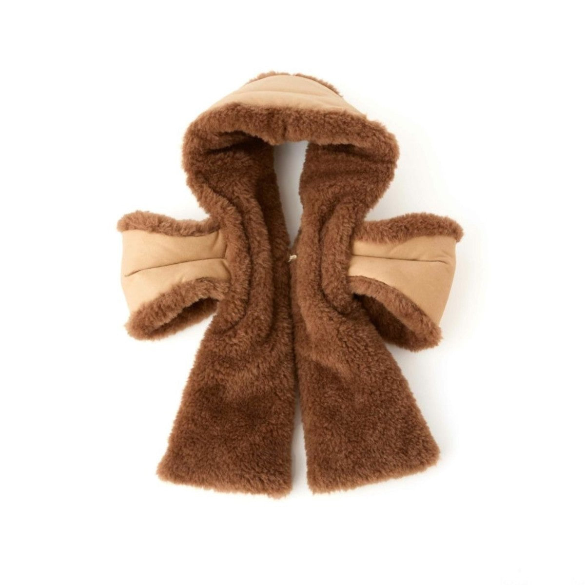 Casselini Faux Shearling Ribbon Tippet キャセリーニ ムートン風リボンティペット 252-112401【レディース ティペット ファー 防寒 レディース スヌード 秋冬 25FW】