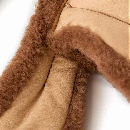 Casselini Faux Shearling Ribbon Tippet キャセリーニ ムートン風リボンティペット 252-112401【レディース ティペット ファー 防寒 レディース スヌード 秋冬 25FW】